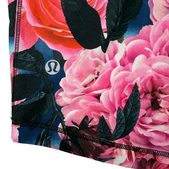 LULULEMON Lightened Up Singlet Size 6 Secret Garden / Black - Picture 11 of 11